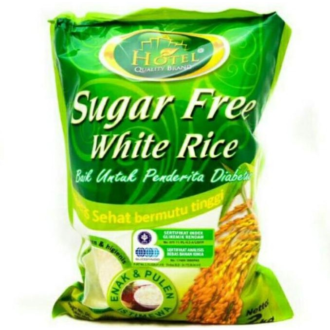 

JH8 Beras Sugar free HOTEL 2kg (sugar free white rice)