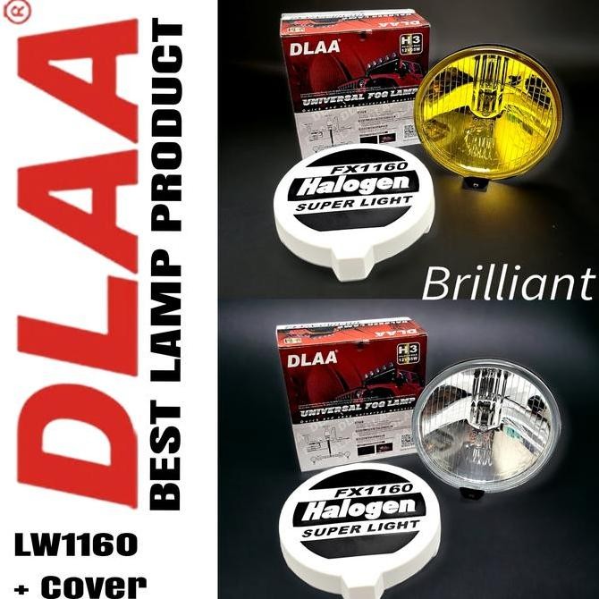 LW1160 - Foglamp Lampu Tembak BULAT Plus Tutup Cover 12V