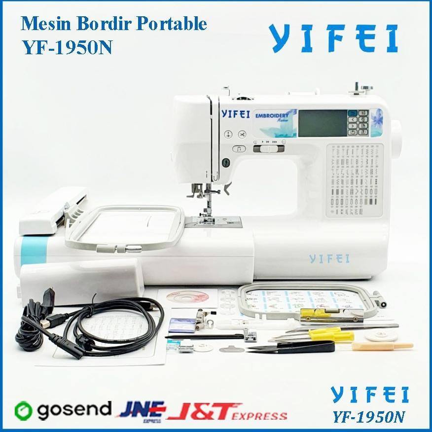 NEW Mesin Jahit & Bordir Portable YIFEI YF-1950N [terbaik][terlaris]