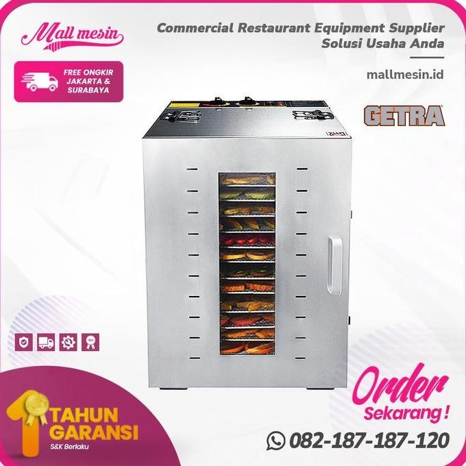 BEBAS ONGKIR - Food Dehydrator GETRA FD 16