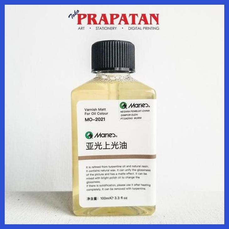 

( SEKOLAH / LUKIS ) READY MARIES VARNISH MATT 100ML MO-2021 / OIL COLOUR VARNISH (SENI / MENGGAMBAR / ART / KERAJINAN ) PACKING AMAN