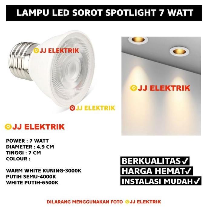 [Expert] Lampu Sorot LED 7W / Lampu Spotlight 7 Watt / Lampu Bohlam