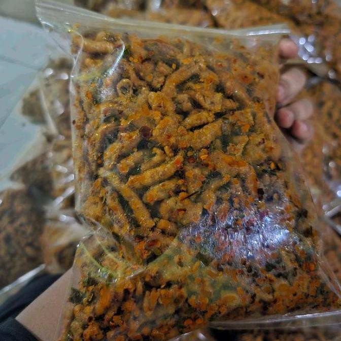 

BELI 1 DAPAT 2 RASA KRIPIK USUS Ayam 500GR ORIGINAL + 500GR CHILI OIL | KRIPIK USUS PEDAAS DAUN JERUK Keripik Snack Food Crispy