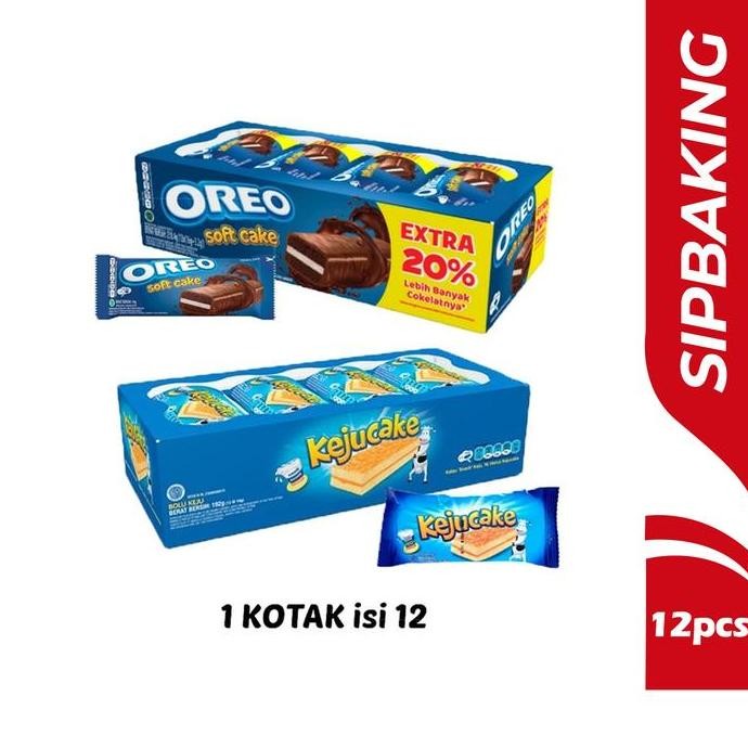 

Oreo Soft Cake / Keju Cake isi 12 Bolu Softcake Kejucake