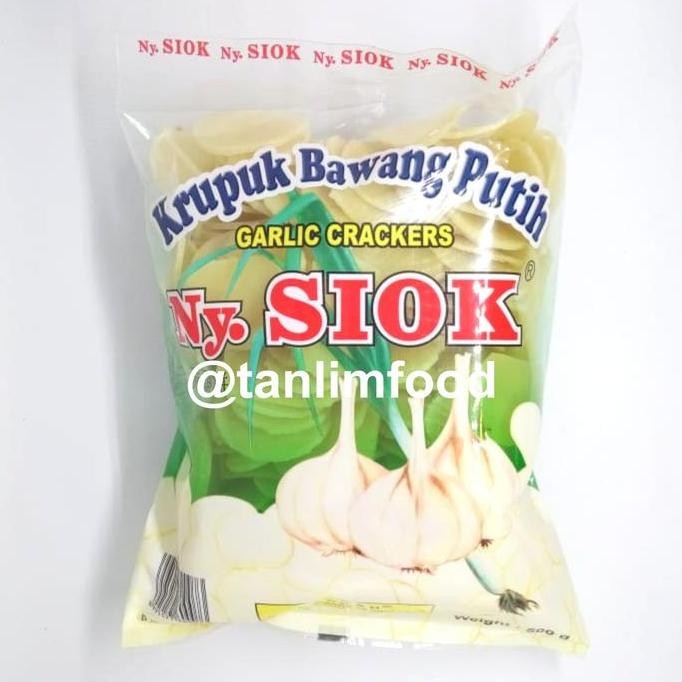 

Ny. Siok - Krupuk Kerupuk Bawang / Garlic Crackers 500gr