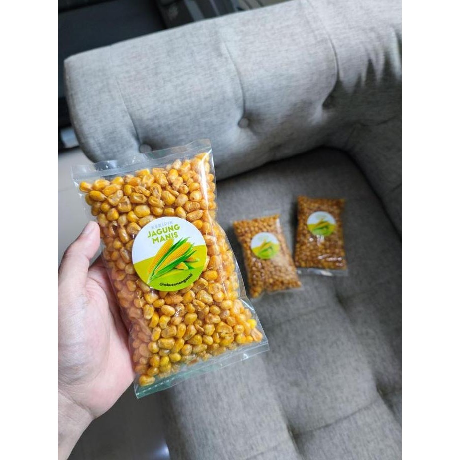 

100gr KERIPIK JAGUNG MANIS CRISPY RENYAH TIDAK KERAS | KRIPIK BUAH PREMIUM
