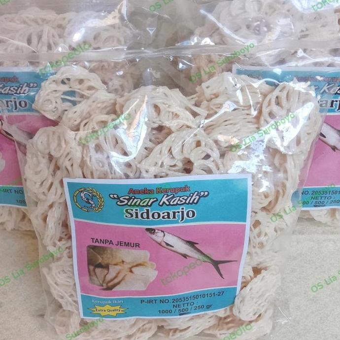 

Krupuk ikan mentah keriting 500gram