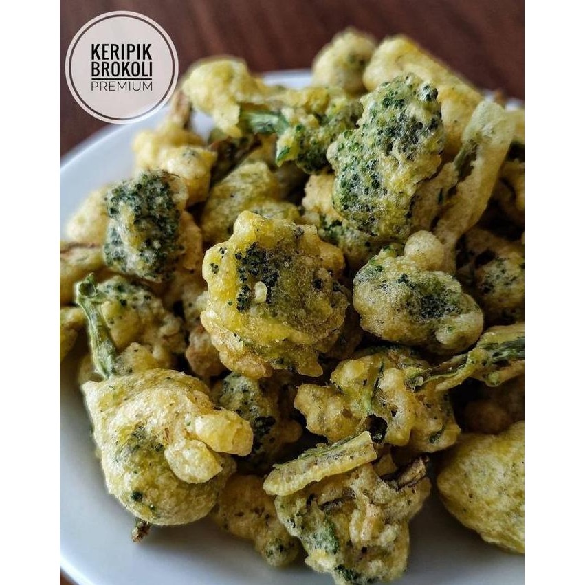

KERIPIK BROKOLI CRISPY PREMIUM 750ml | KERIPIK SAYUR BUAH PREMIUM