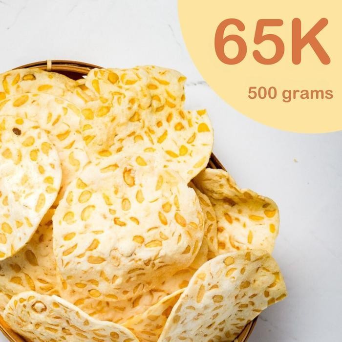

Keripik Tempeh Family Size 500 Grams