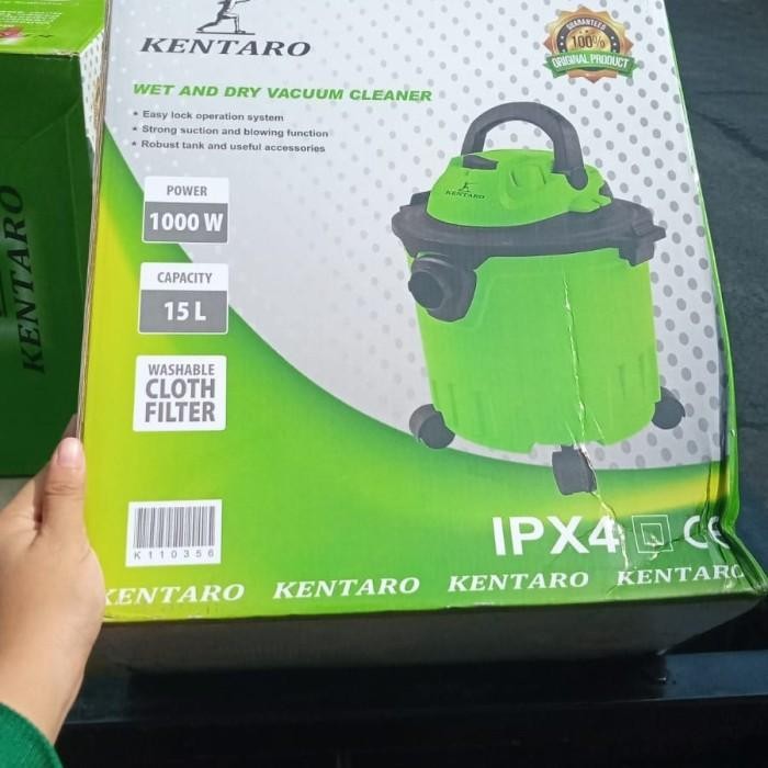 MESIN VACUUM CLEANER 15 LITER WET DRY SEDOT VACUM DEBU KENTARO KTR192