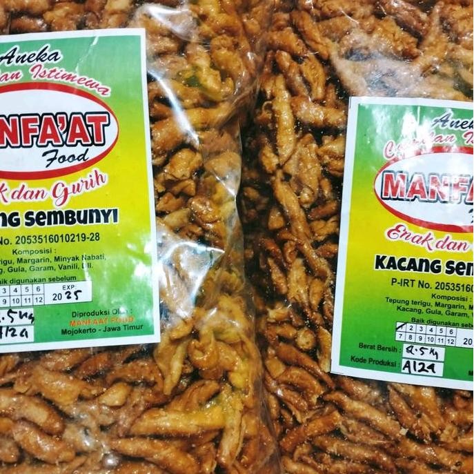 

kacang sembunyi aneka camilan snack food kemasan 1 kg