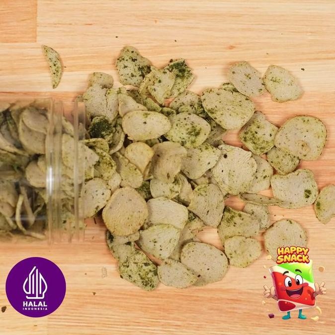 

Basreng Daun Jeruk 500gram Cemilan Happy Camilan Snack Kemasan Praktis Food asin gurih renyah