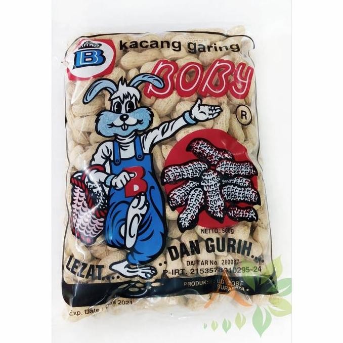 

Kacang Kulit Garing Boby 500gr