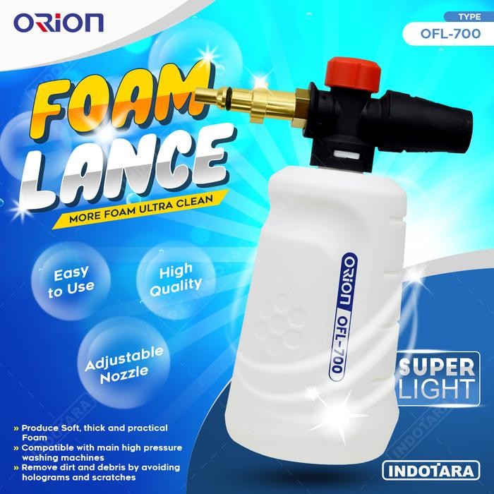 FOAM LANCE SNOW WASH JET CLEANER ORION - OFL700