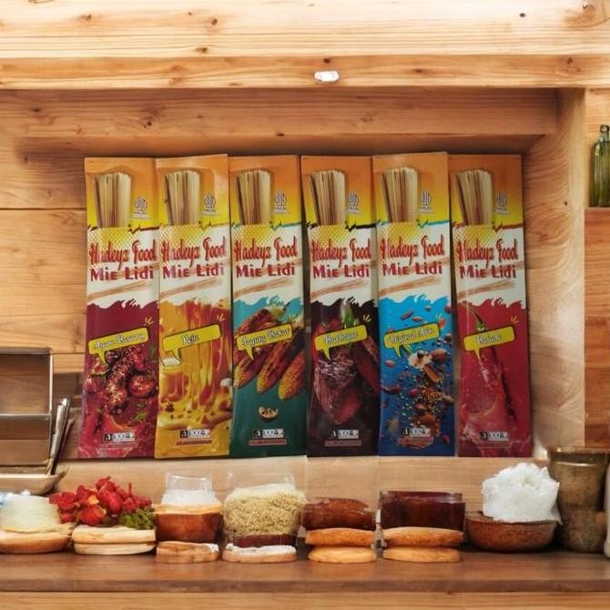 

Paket Usaha Mie Lidi Kekinian Viral Isi 60 Pcs Mix 6 Rasa Original, Bbq, Keju, Balado, Ayam Bawang, Jagung Bakar.