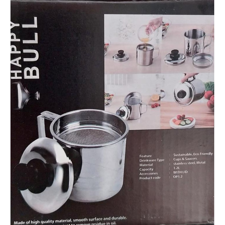 OIL POT WADAH SARINGAN MINYAK/TEMPAT SARINGAN MINYAK BEKAS WARNA