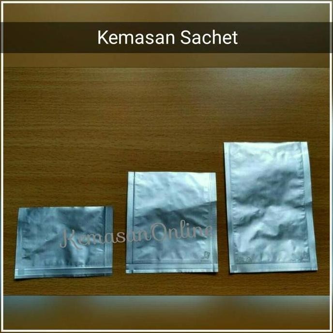 

Kemasan sachet Foil / Silver Kopi bubuk, Sambal, Bawang Goreng 25gr