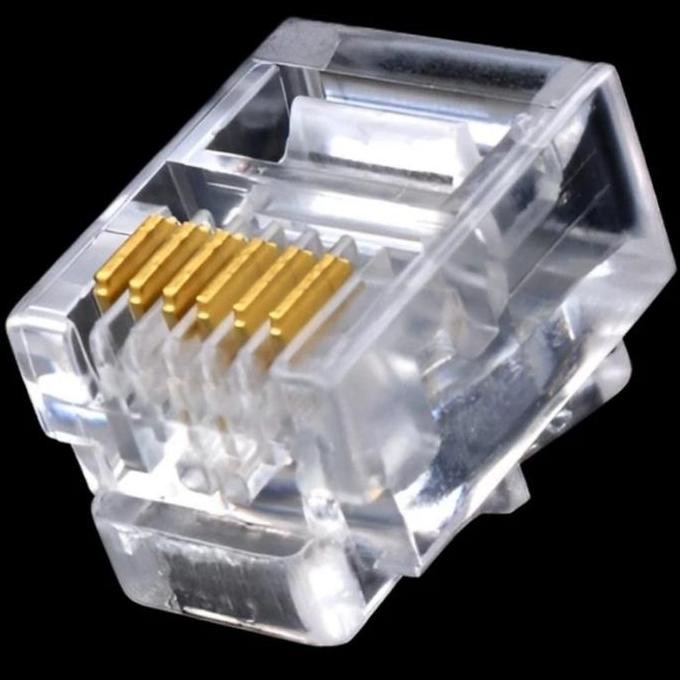 {{{{}}] Konektor Telepon :  RJ11-4pin / RJ 12-6 Pin | Kualitas Bagus
