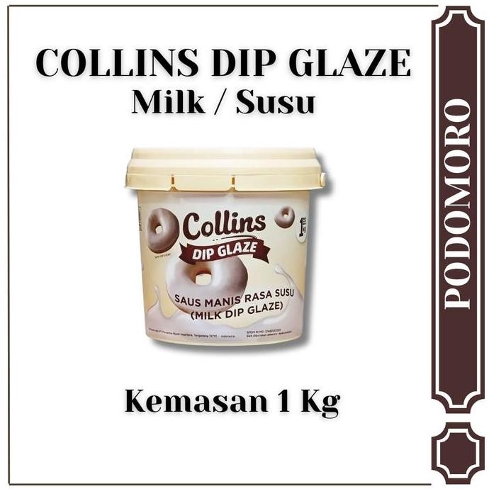 

COLLINS DIP GLAZE 1KG ALL VARIANT Chocolate Tiramisu Strawberry Taro Milk Matcha Cappucino Cheese