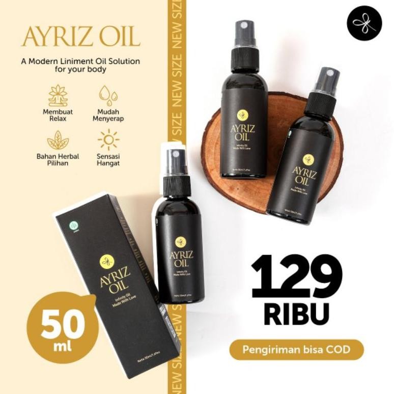 Oil AYRIZ OIL SURABAYA  TRAVEL SIZE 50ML MINYAK TERAPI HERBAL MINYAK TERAPI HERBAL