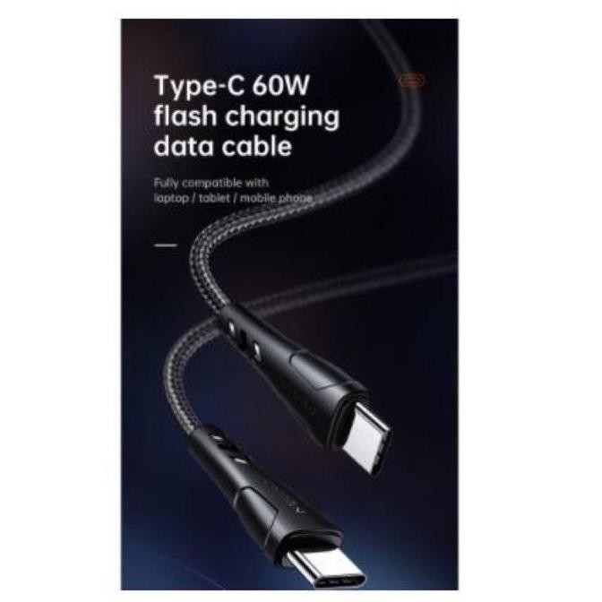 (Expert) kabel data fast qc pd charger 4.0 60w type c to type c 20cm