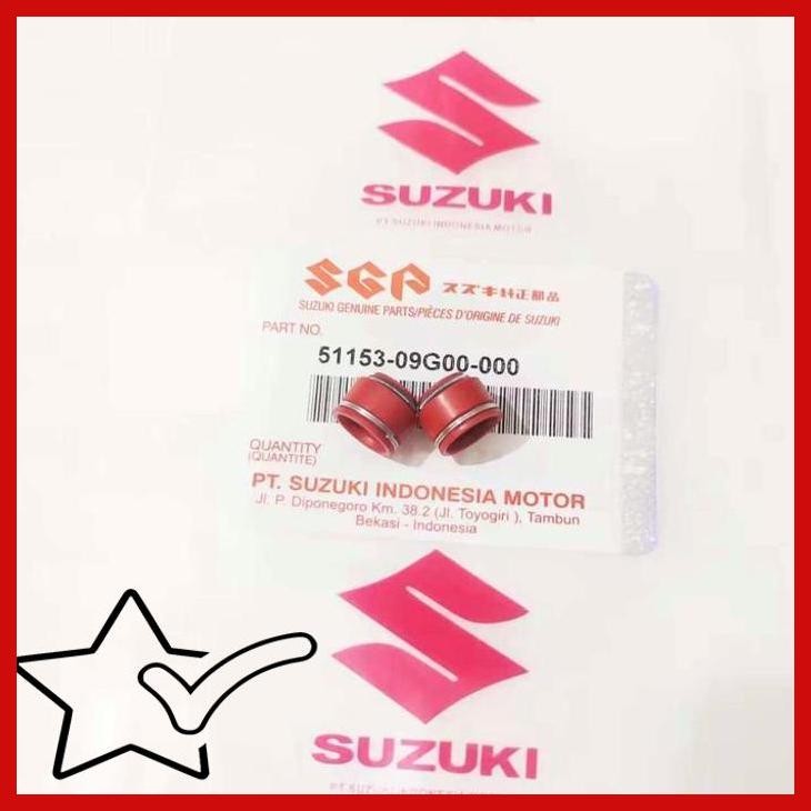 [SPB] SEAL SIL KLEP SMASH SHOGUN 110 125 SP SPIN NEX HAYATE ORANGE SUZUKI BEBEK MATIC ASLI THAILAND 