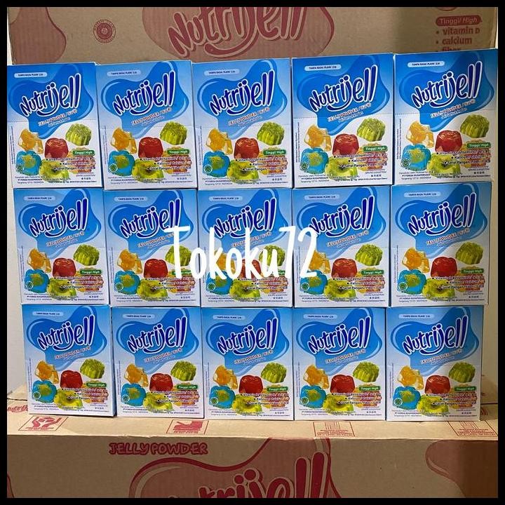 

Terlaris Nutrijell Jelly Plain 15 Gr Per Box Isi 12 Pcs Good Quality