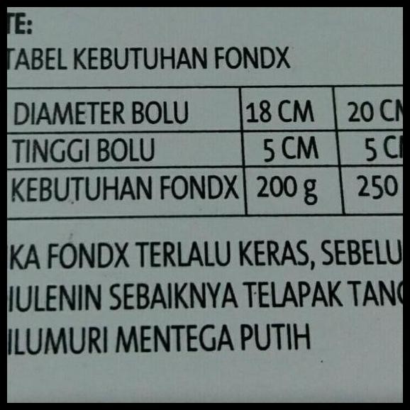 

Terlaris Fondant Fondx Gula Dekor Hiasan Kue Fondant Putih Kemasan 1 Kg Good Quality