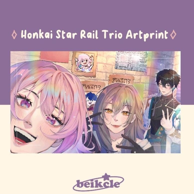 

beikcle - Honkai Star Rail Trio Artprint DiM