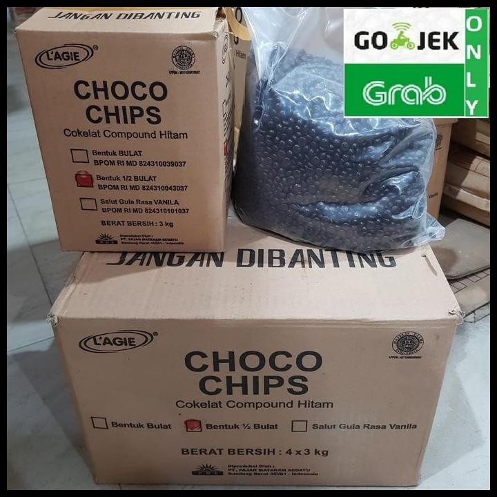 

Terlaris Choco Chip / Chocochip / Chocochips Lagie Gepeng 3Kg Good Quality
