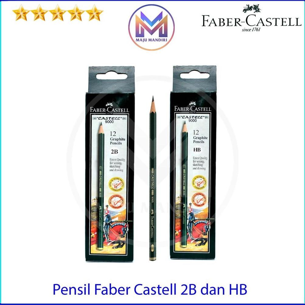 

Pensil Faber Castell 2B - HB / Pensil Kayu Ujian Faber Original DiM