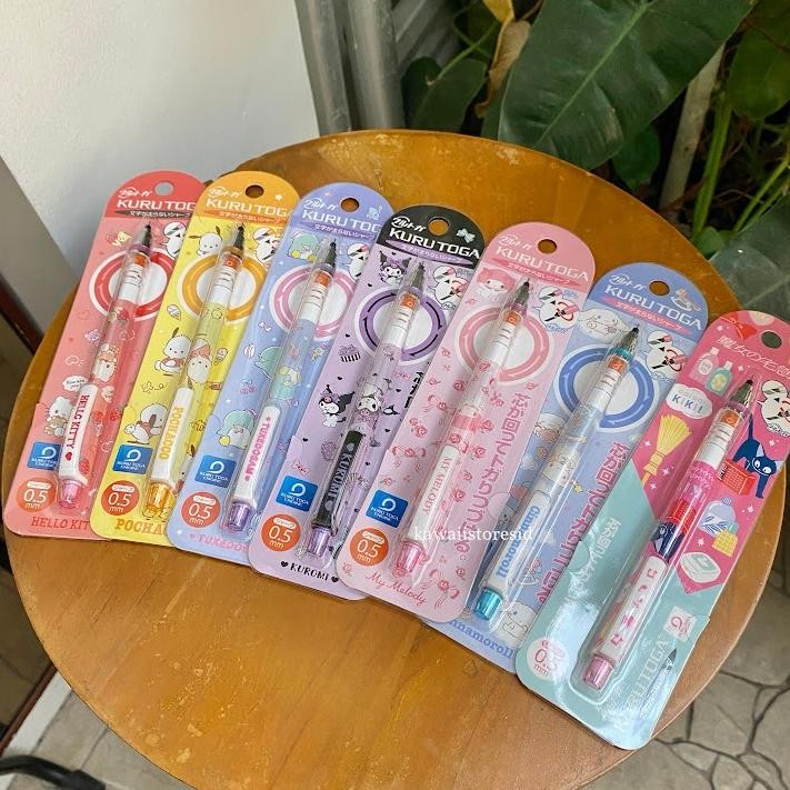 

Pensil Mekanik Kurutoga Mechanic Pencil 0.5 Sanrio Melody Lts Pochacho Snoopy Ghibli Totoro Jepang Unik Lucu Gift Hadiah Alat Tulis DiM