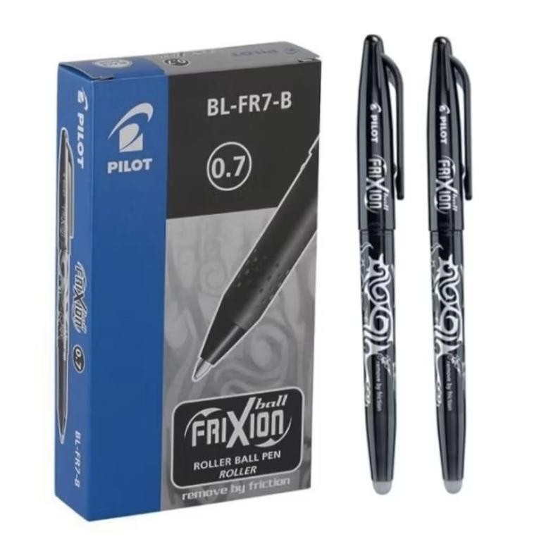 

Pilot Frixion Pen 0.7 mm BL-FR7-B pulpen bisa dihapus (harga per pcs) DiM