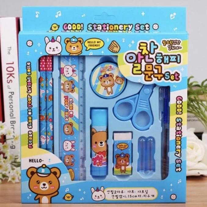 

Set Alat Tulis Anak Sekolah / Set Stationary Kids - Biru DiM