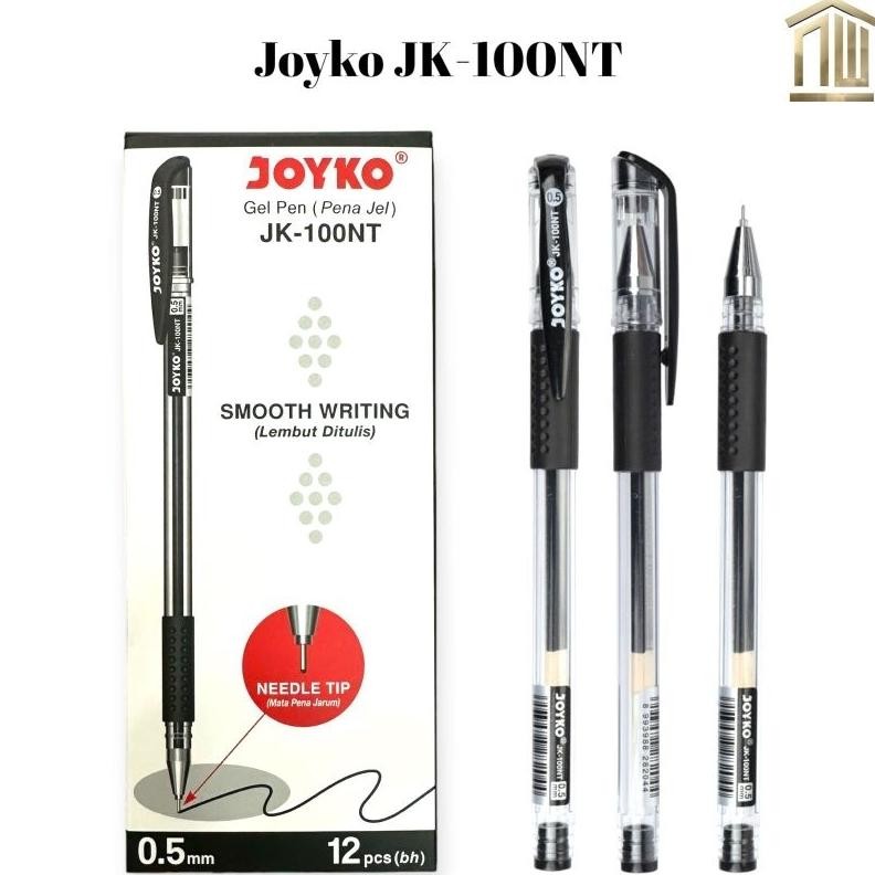 

Pulpen / Ballpoint / Pen Gel Joyko JK-100NT (12 Pcs) DiM