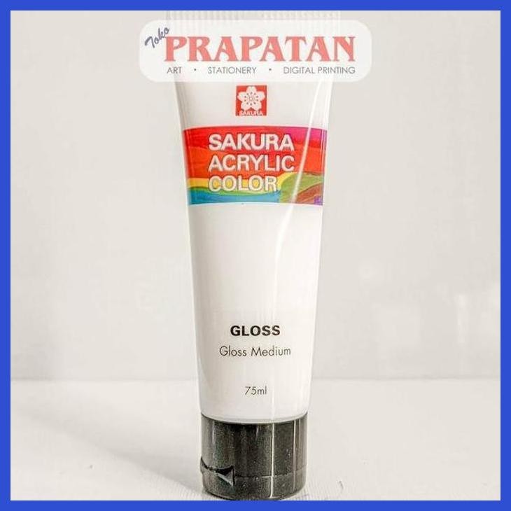 

( SEKOLAH / LUKIS ) COD SAKURA ACRYLIC GLOSS MEDIUM 75ML | MEDIUM CAT AKRILIK (SENI / MENGGAMBAR / ART / KERAJINAN ) PRIVASI AMAN