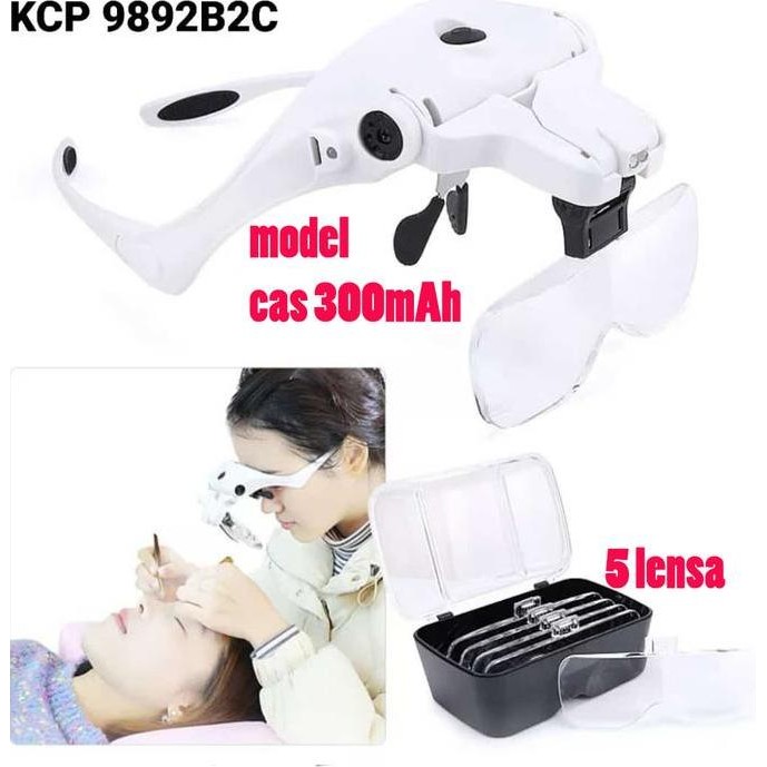 

Sale Kcp 9892 Kacamata Pembesar Usb Led 5 Lensa Rechargeable Magnifier