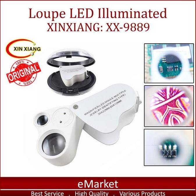 

Sale Kaca Pembesar Geologi Led 30X 60X Xinxiang Xx-9889 Original / Perhiasa