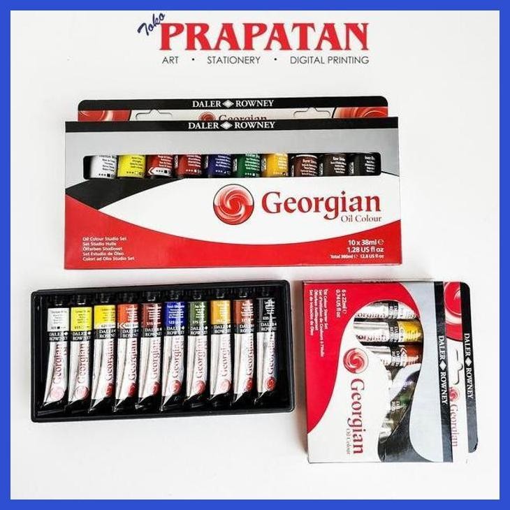 

( SEKOLAH / LUKIS ) COD DALER ROWNEY GEORGIAN OIL COLOR SET | CAT MINYAK (SENI / MENGGAMBAR / ART / KERAJINAN ) GOOD QUALITY
