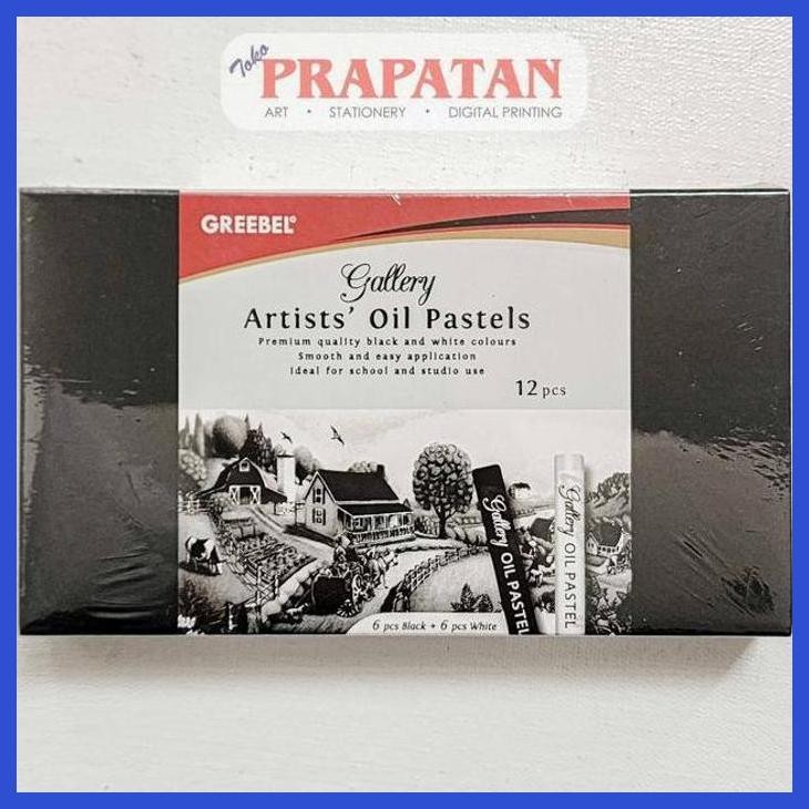 

( SEKOLAH / LUKIS ) PROMO GREEBEL ARTIST OIL PASTEL 12 PCS BLACK & WHITE 612-BW (SENI / MENGGAMBAR / ART / KERAJINAN ) PRIVASI AMAN