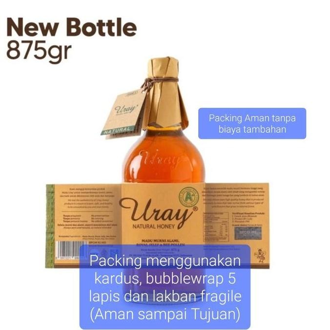 

NEW Madu Uray Besar 640ml / 875g Natural Honey READY
