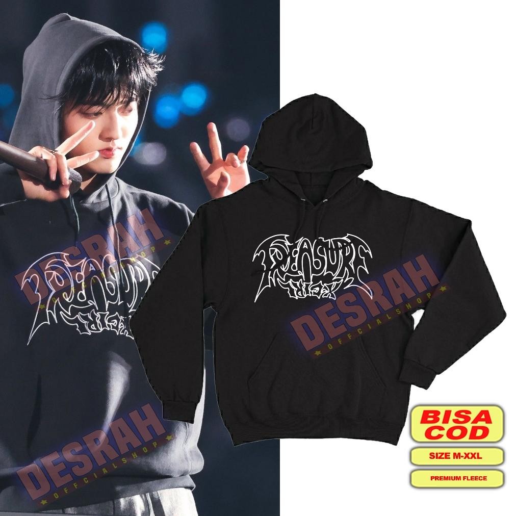 Jaket Hoodie Korean Kpop Tres X Girl Tribal Text