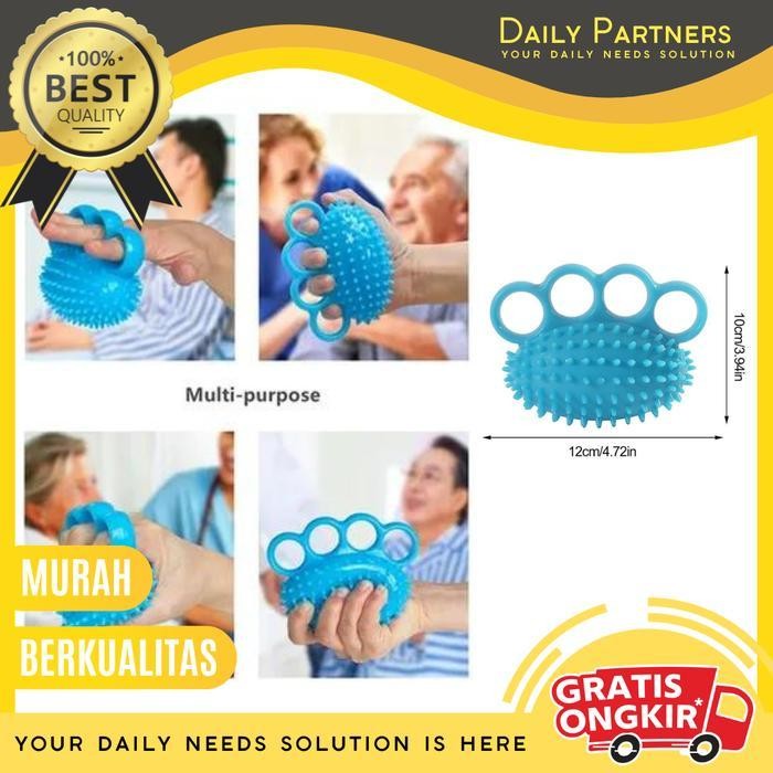 Bola Terapi Tangan Stroke Berduri Karet Remas Alat Terapi Jari Stroke