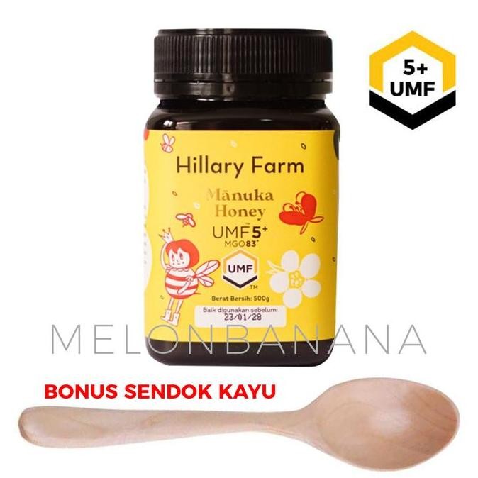 

NEW Hillary Farm Manuka Honey UMF 5+ New Zealand (MADU) READY