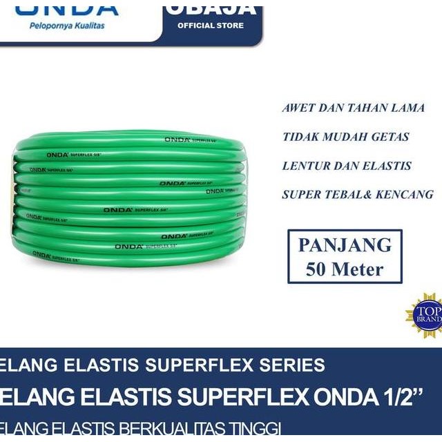 Onda Selang Air Elastis Flex 12 50 Meter Selang Air Onda