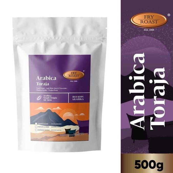 

Kopi Arabika Toraja 500 Gram Biji Dan Bubuk