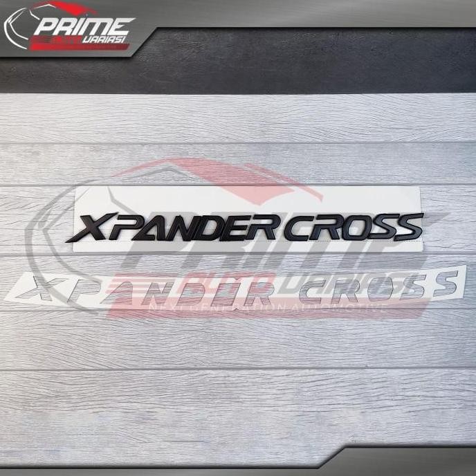 Emblem Kap Mitsubishi XpanderCross Emblem Kap Mesin Xpander Cross - Hitam