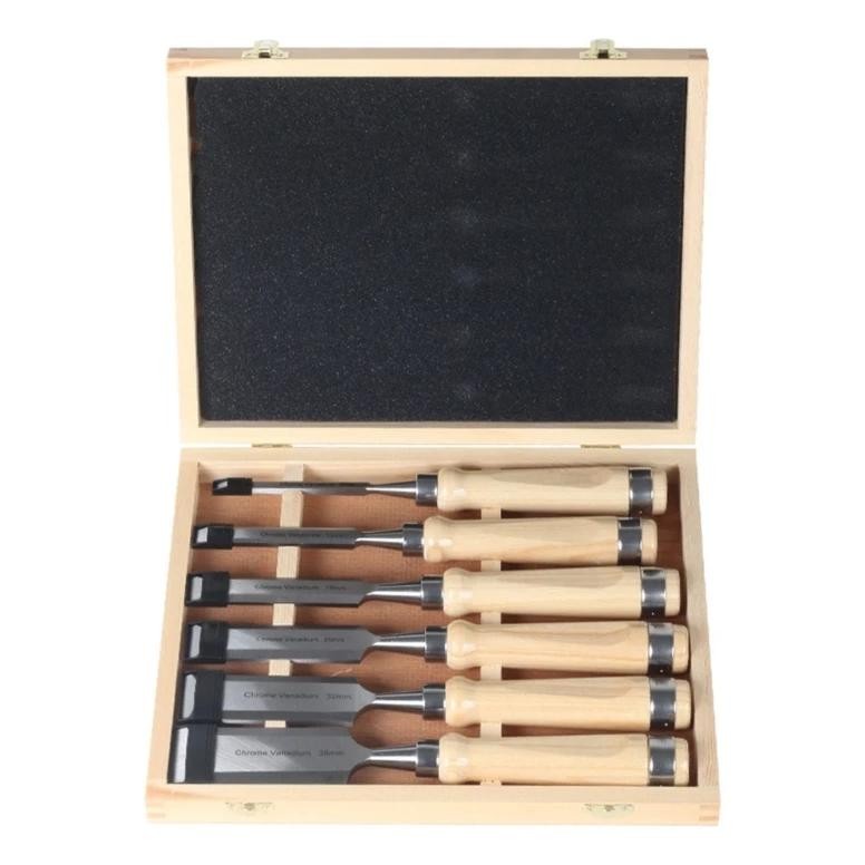 

6Pcs Wood Carving Hand Chisels Set Professional Wood Cut Knife Sculpting Hand Tools Chisel Woodworking For Carpenter