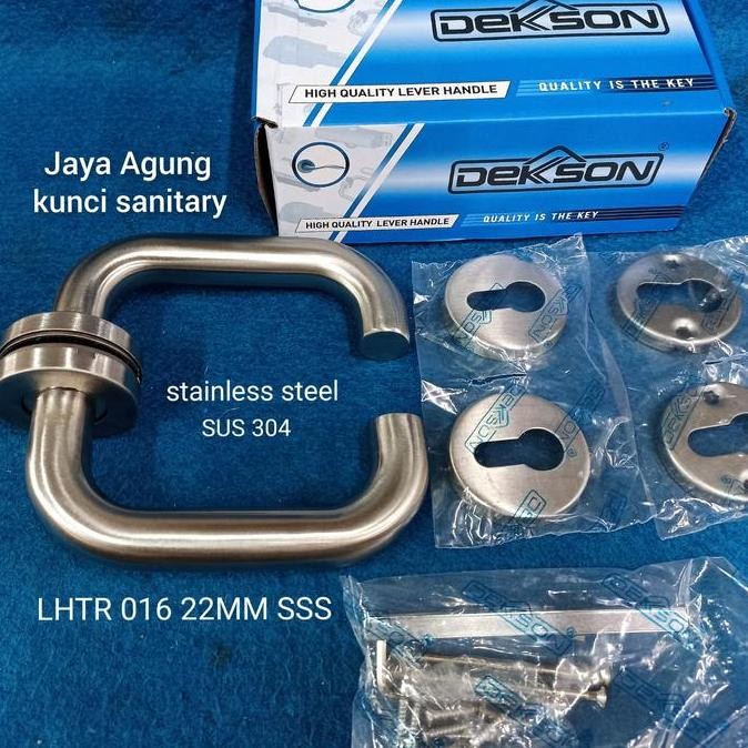 Paket Handle Dekson Lhtr 016 19Mm Sus304+Kunci Il8485+Cyl 60Mm Sn