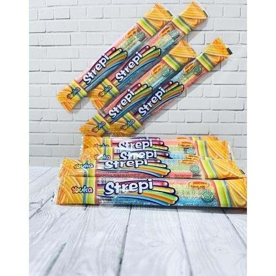 

Permen Lunak Jelly Rasa Strawberry Rainbow Candy Stoberi Manis Enak